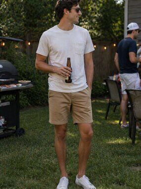 449 - "Everday shorts"  – Size 30 – Classic Chino, Casual Everyday Fit